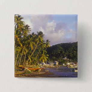 Chapa Cuadrada Barcos pesqueros, Soufriere, Santa Lucía, Caribe