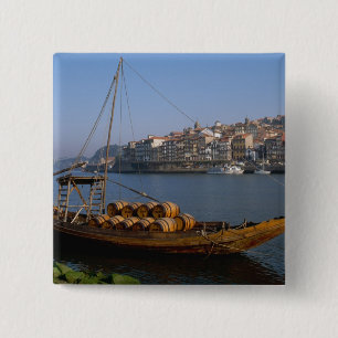 Chapa Cuadrada Barcos Rabelo, Porto, Portugal
