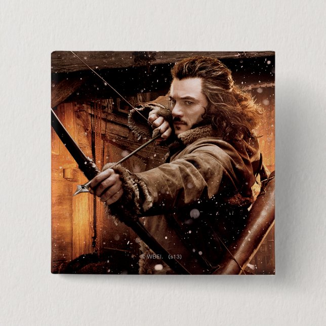 Chapa Cuadrada BARD THE BOWMAN™ y Poster de películas de personaj (Anverso)