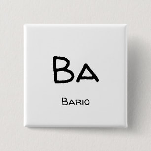 Chapa Cuadrada bario ba