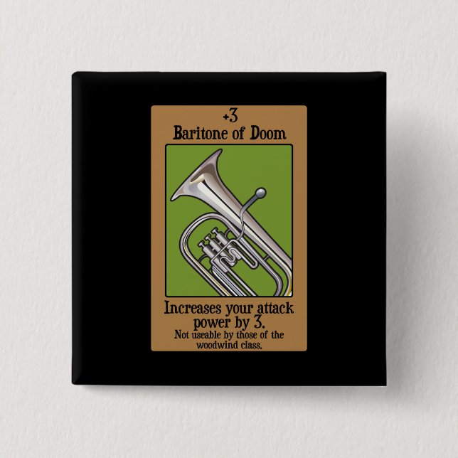 Chapa Cuadrada Baritone de Doom (Anverso)