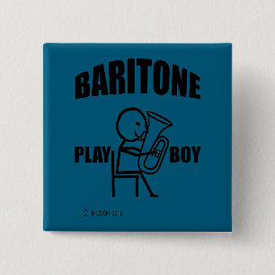 Chapa Cuadrada Baritone Play Boy