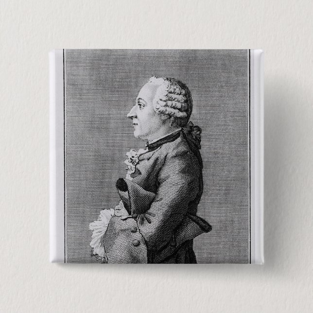 Chapa Cuadrada Barón Friedrich Melchior Grimm (Anverso)