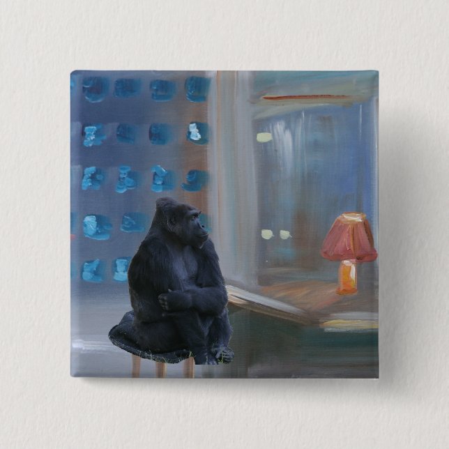 Chapa Cuadrada Barra de mono (Anverso)