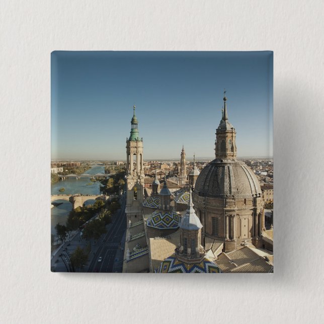 Chapa Cuadrada Basílica de Nuestra Señora del Pilar (Anverso)