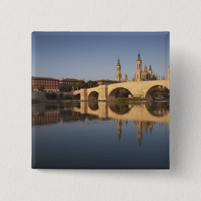 Chapa Cuadrada Basílica de Nuestra Señora del Pilar (Anverso)
