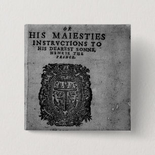 Chapa Cuadrada Basilicón Doron, 1603