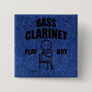 Chapa Cuadrada Bass Clarinet Play Boy