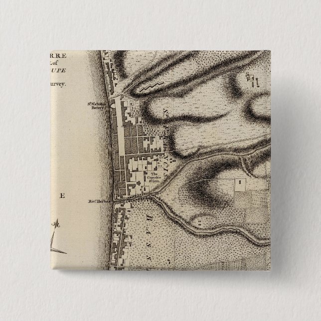 Chapa Cuadrada Basse Terre (Anverso)