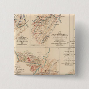 Chapa Cuadrada Batalla Belle Grove