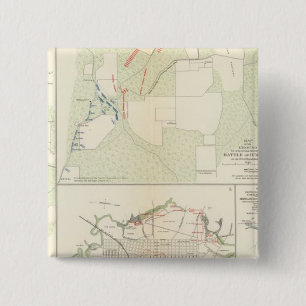 Chapa Cuadrada Batalla de Corinto Iuka Bayou Fourche