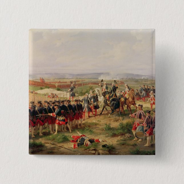 Chapa Cuadrada Batalla de Fontenoy (Anverso)