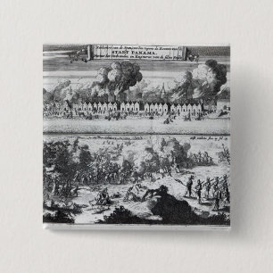 Chapa Cuadrada Batalla entre los Buccaneers