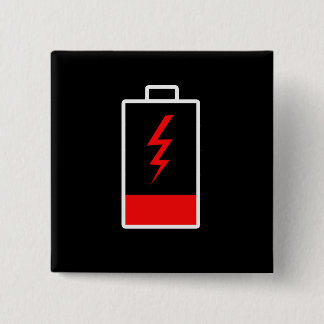Chapa Cuadrada Batería baja