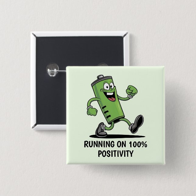 Chapa Cuadrada Batería cargada (Anverso y reverso)