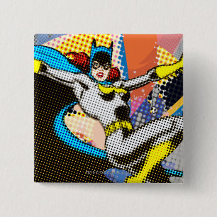 Chapa Cuadrada Batgirl Mid-Air