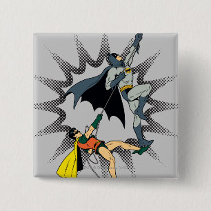 Chapa Cuadrada Batman Y Robin Climb