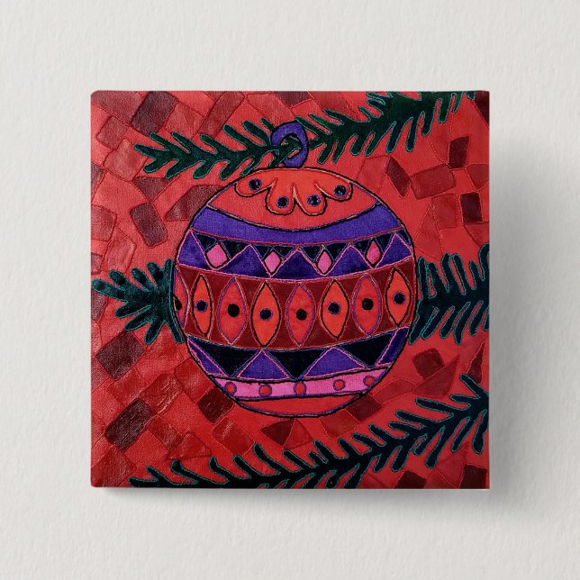 Chapa Cuadrada Bauble (Anverso)