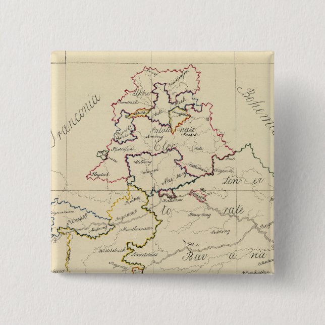 Chapa Cuadrada Baviera (Anverso)