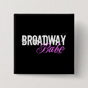 Chapa Cuadrada Bebé de Broadway