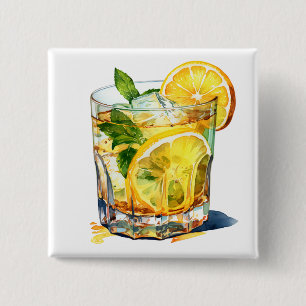 Chapa Cuadrada Bebida de cóctel de Lemonade