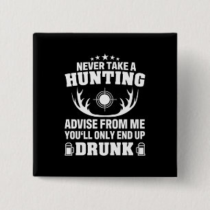 Chapa Cuadrada Bebida Deer Hunter