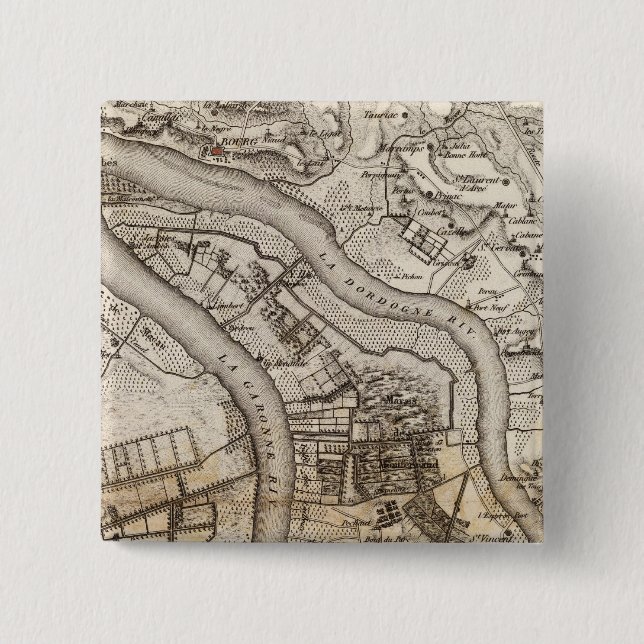 Chapa Cuadrada Bec d'Ambes (Anverso)