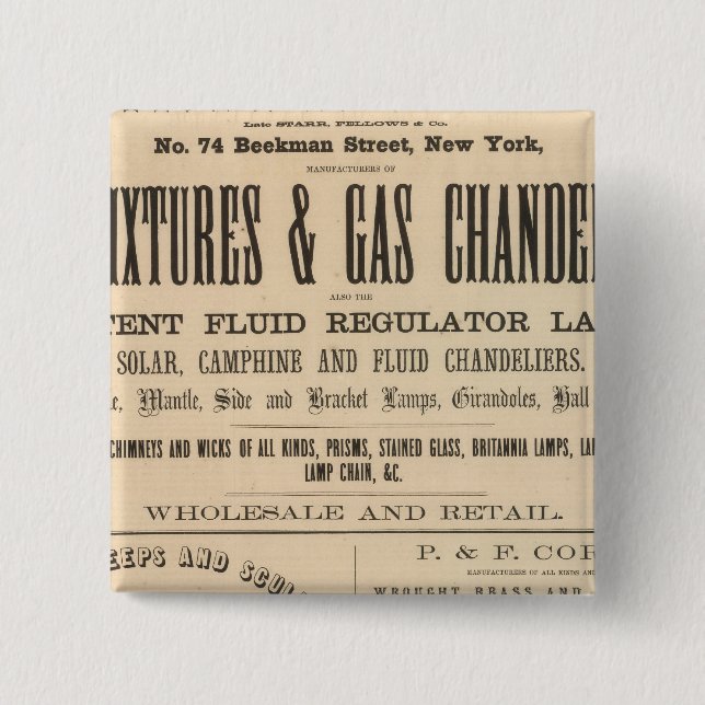 Chapa Cuadrada Becarios, Hoffman y compañía (Anverso)