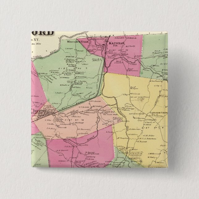 Chapa Cuadrada Bedford, Ciudad (Anverso)