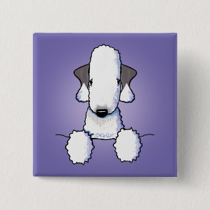 Chapa Cuadrada Bedlington Terrier