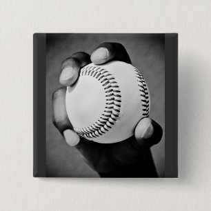 Chapa Cuadrada béisbol en mano