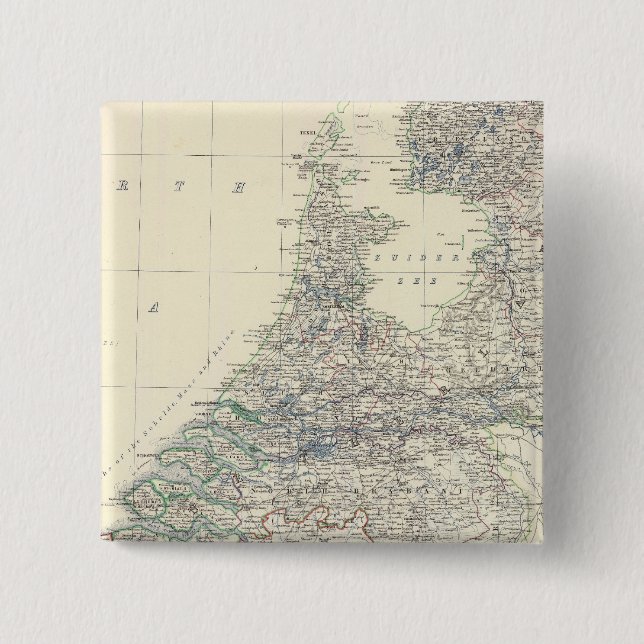 Chapa Cuadrada Bélgica, Países Bajos (Anverso)