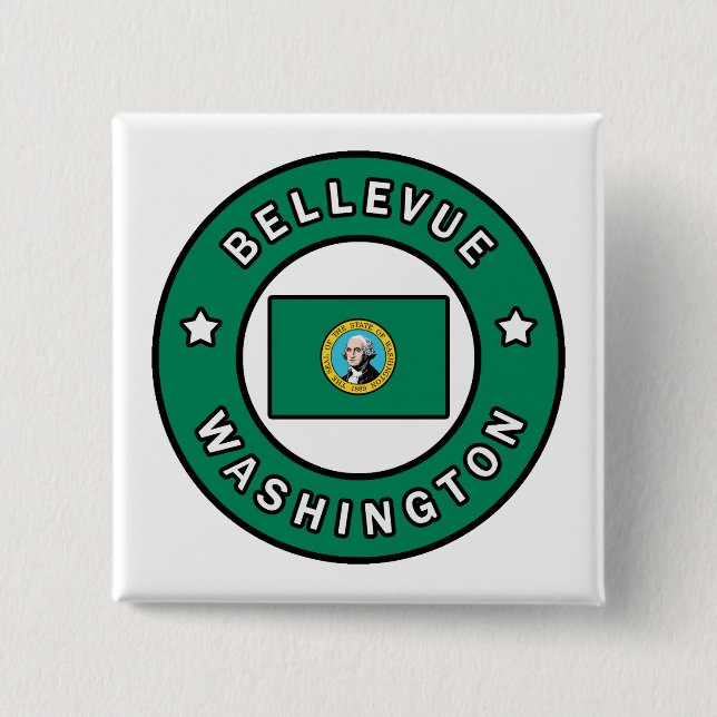 Chapa Cuadrada Bellevue Washington (Anverso)