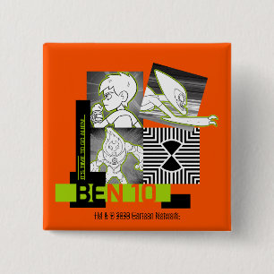 Chapa Cuadrada Ben 10 - Es hora de alienarse