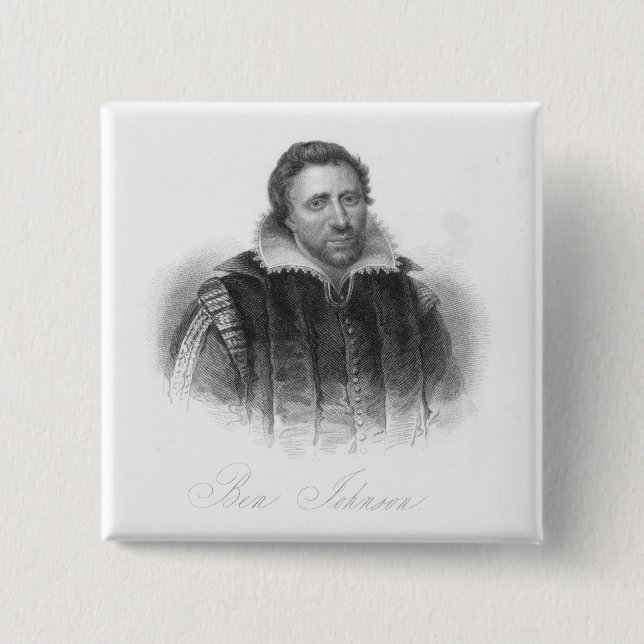 Chapa Cuadrada Ben Jonson (Anverso)