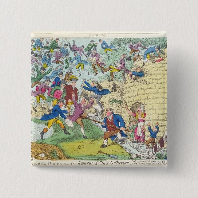 Chapa Cuadrada Bendiciones de Gran Bretaña - o del enjambre del (Anverso)