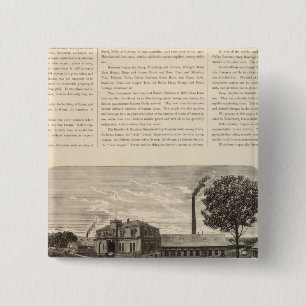 Chapa Cuadrada Benedict y Burnham ManManufacturing Company