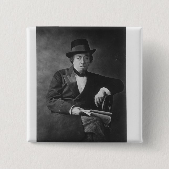 Chapa Cuadrada Benjamin Disraeli, 1r conde de Beaconsfield (Anverso)