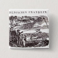 Benjamin Franklin conduce su experimento de la