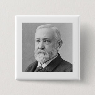 Chapa Cuadrada Benjamin Harrison 23