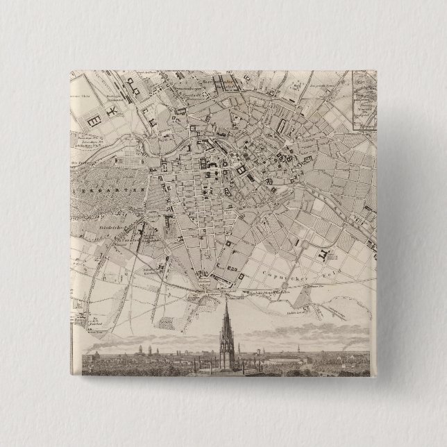 Chapa Cuadrada Berlín 2 (Anverso)