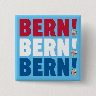 Chapa Cuadrada Bern Bern Bernie Sanders