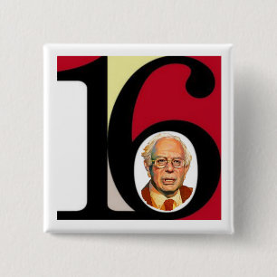 Chapa Cuadrada Bernie '16