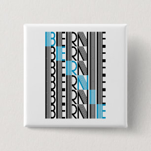 Chapa Cuadrada BERNIE sanders textual