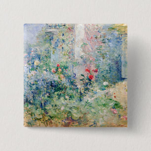 Chapa Cuadrada Berthe Morisot - El jardín en Bougival