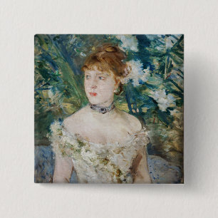 Chapa Cuadrada Berthe Morisot - Joven muchacha con traje de baile