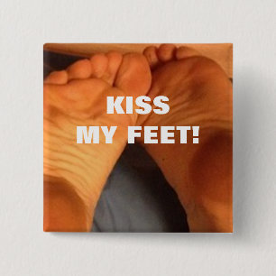 CHAPA CUADRADA ¡BESE LOS PIES!