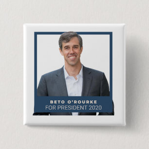 Chapa Cuadrada Beto O'Rourke para el presidente 2020