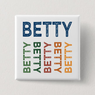 Chapa Cuadrada Betty Cute Colorful