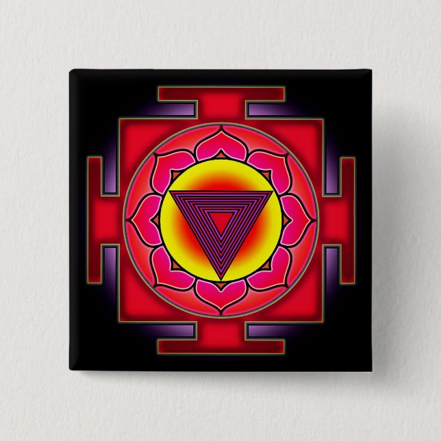 Chapa Cuadrada Bhairavi Yantra (Anverso)